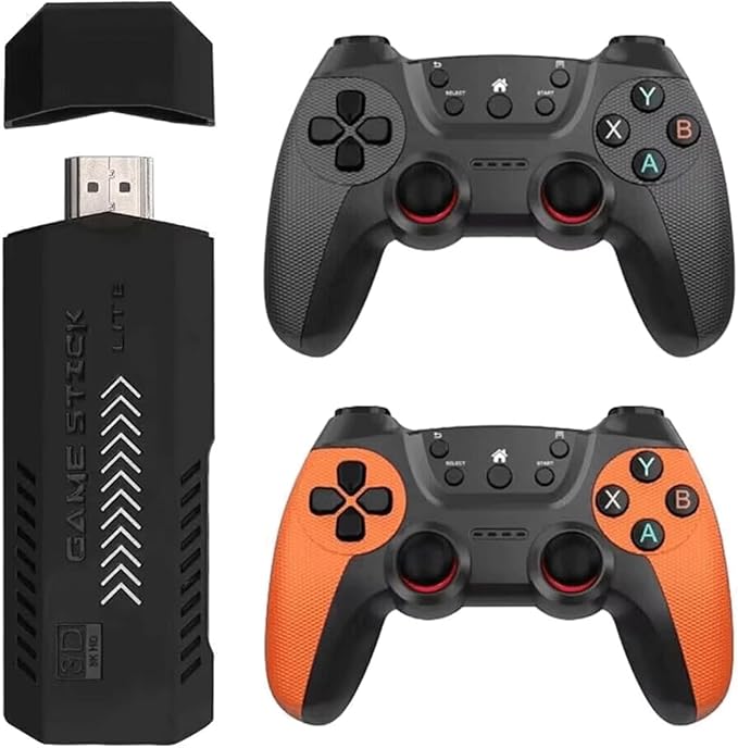 X2 Ultra Retro Game Stick 4K, HDMI Plug and Play Video Game Toy with 40000+ Games(128G), with 2.4G Wireless Controllers,Nostalgia Arcade Handheld Emulators for TV Game Lovers
