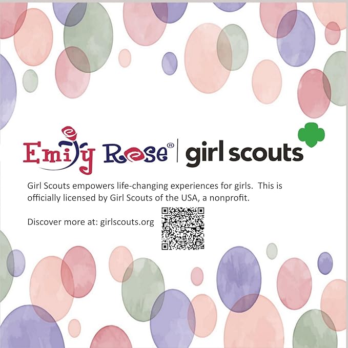 Emily Rose 18 Inch Doll Clothes 4-PC Girl Scout Brownie Uniform with Embroidered Patches | Officially Licensed by Girl Scouts of The USA | 18" Doll Accessories Halloween Costume | USA Business
