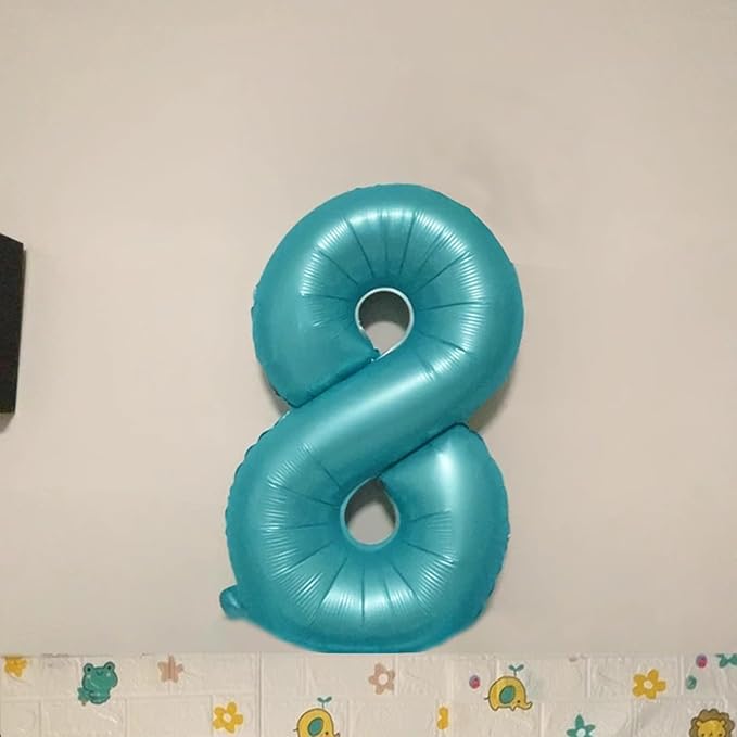 40 Inch Light Blue Number 18 Digital Balloon,Jumbo Mylar Foil Helium Balloon for 18 Balloons for Birthday Party,Wedding Anniversary Party Decorations