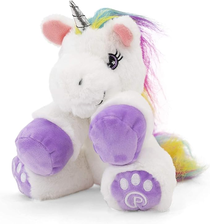 Plushible Poppy The Unicorn Stuffed Animal, 10" Plush Unicorn Toy for Girls & Boys - Machine Washable Plush, Soft Stuffed Animal Toy, Gift's Day Gift for All