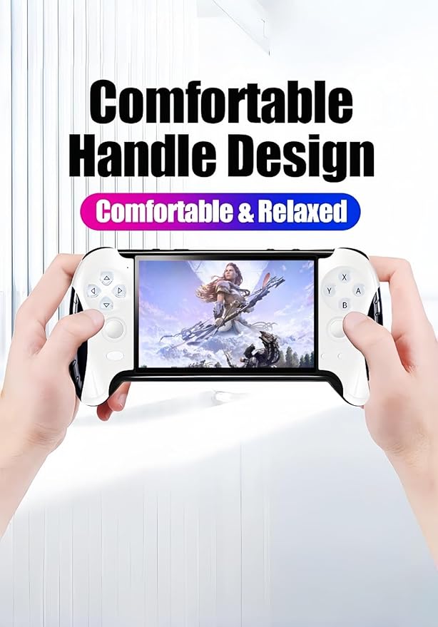 4.3" Portable Video Game Console Creative Controller Design Multiple Emulators MP4/MP3/E-Book TV Output Casual Puzzle Handheld Retro Video Games Birthday