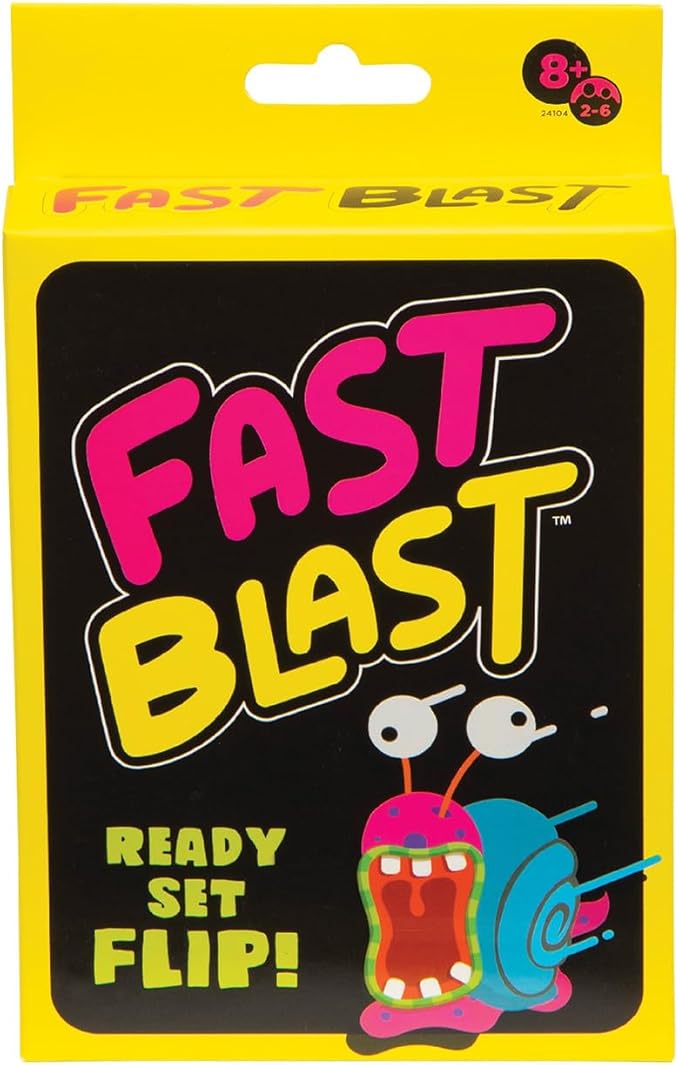 Fast Blast - Card Game for Families and Friends for Family Game Night - Quick-Replayable Game for 2 to 6 Players, Family Card Games for Ages 8 and Up