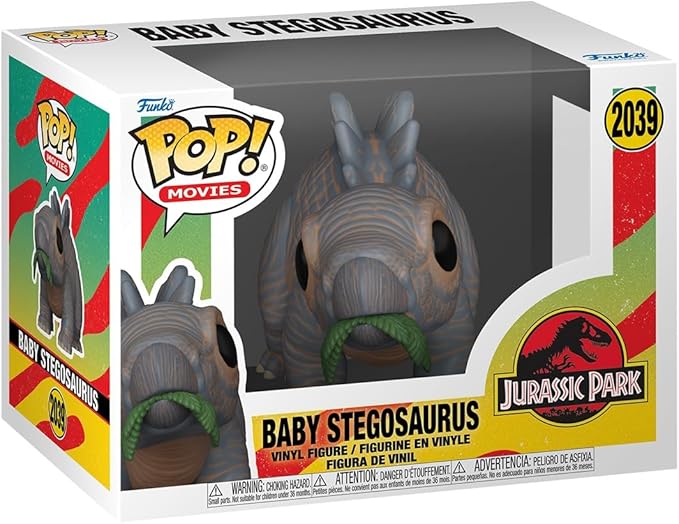 Funko Pop! Movies: Jurassic Park - Baby Stegosaurus - Collectable Vinyl Figure - Gift Idea - Official Merchandise - Toys for Kids & Adults - Action/Adventure Fans - Model Figure for Collectors