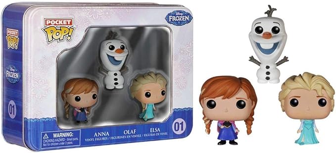 Funko Frozen Pocket Pop! Mini Vinyl Figure Tin (3-Pack)