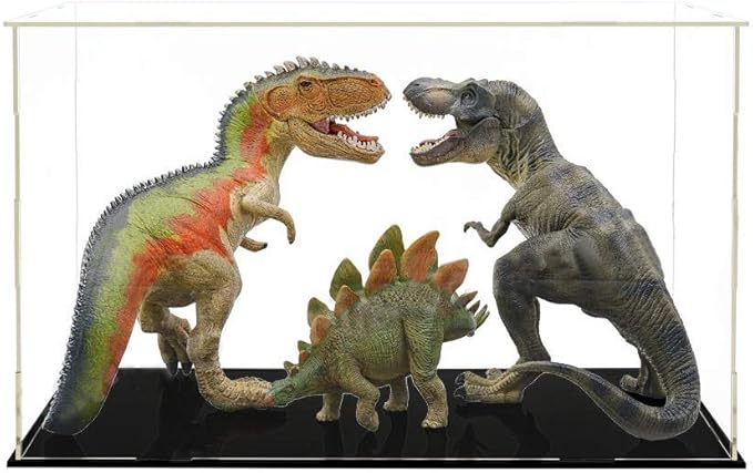 Self-Assembly Acrylic Display Case,Display Cases for Collectibles,Deluxe Dustproof Showcase,Cube Countertop Box for Pop Figures Collectibles Toys,Need Remove Protective Film (10x6x6 inch; 25x15x15cm)