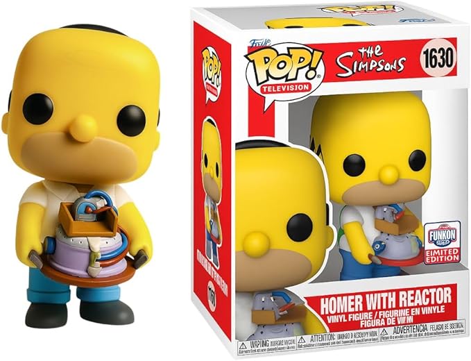 Pop! The Simpsons 1630 Homer with Reactor Funkon 2024