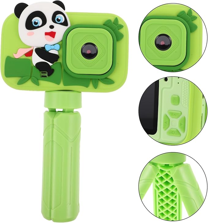 BESTonZON Digital Camera for Boys with Dual Lens Selfie and Video Function, 2.4-inch IPS Screen Handheld Compact Camera, Portable for Travel and Birthday