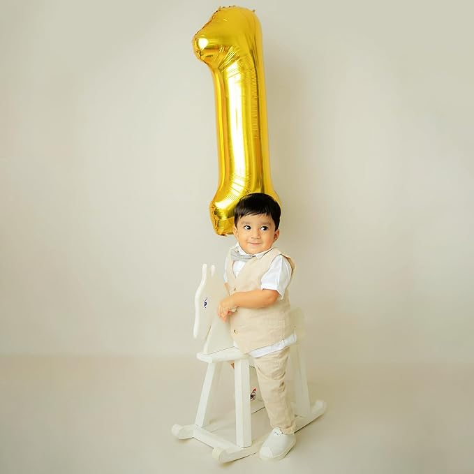 40 Inch Gold Balloon Number 10 Balloon,Jumbo Mylar Foil Helium Balloon for 10 Birthday Digital Balloons for Birthday Party,Wedding Anniversary Party Decorations