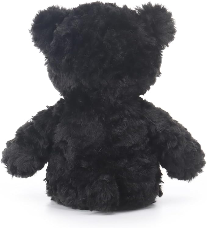 Apricot Lamb Black Flower Bear Stuffed Animals for Kids, Soft Cute Plush Toys for Baby Girl and Boy, 7.9 Inches