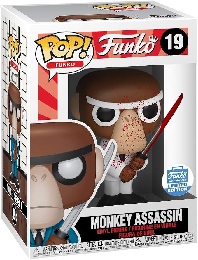 Funko Pop! Spastik Plastik: Monkey Assassin (Bloody) Exclusive Vinyl Figure #19