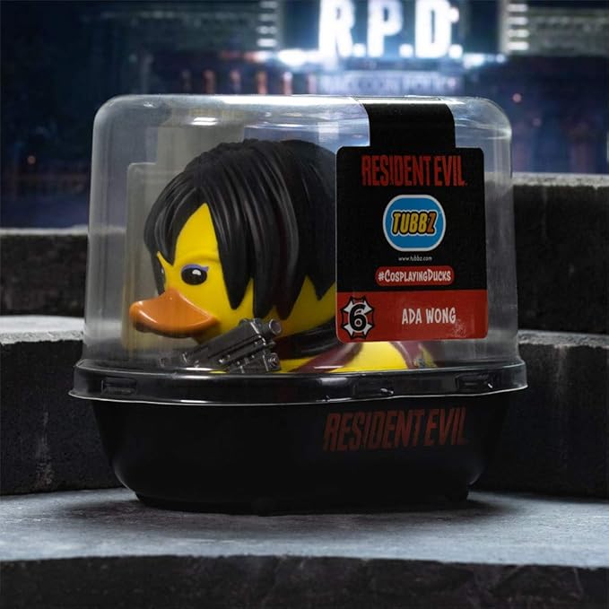 TUBBZ Ada Wong Vinyl Rubber Duck Figure – Official Resident Evil Merchandise – Horror PC & Video Games