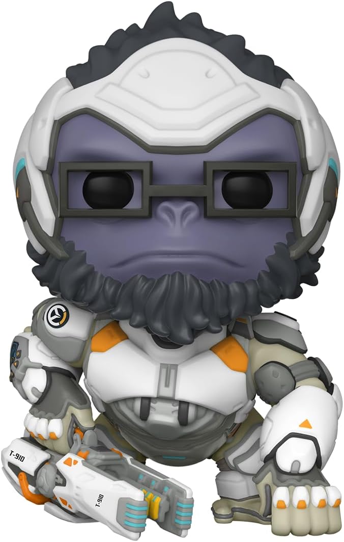 Funko POP! Super: Overwatch 2 - Winston - Overwatch - Collectable Vinyl Figure - Gift Idea - Official Merchandise - for Kids & Adults - Video Games Fans - Model Figure for Collectors and Display