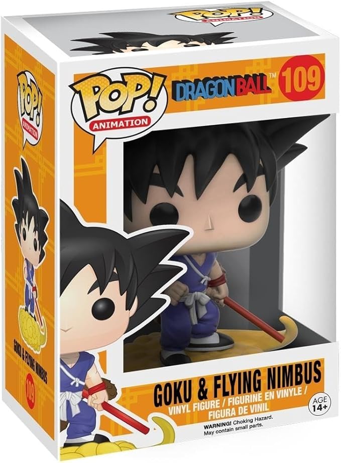 Funko Pop Anime: Dragonball Z - Goku & Nimbus Action Figure - Dragon Ball Z - Collectable Vinyl Figure - Gift Idea - Official Merchandise - Toys for Kids & Adults - Anime Fans