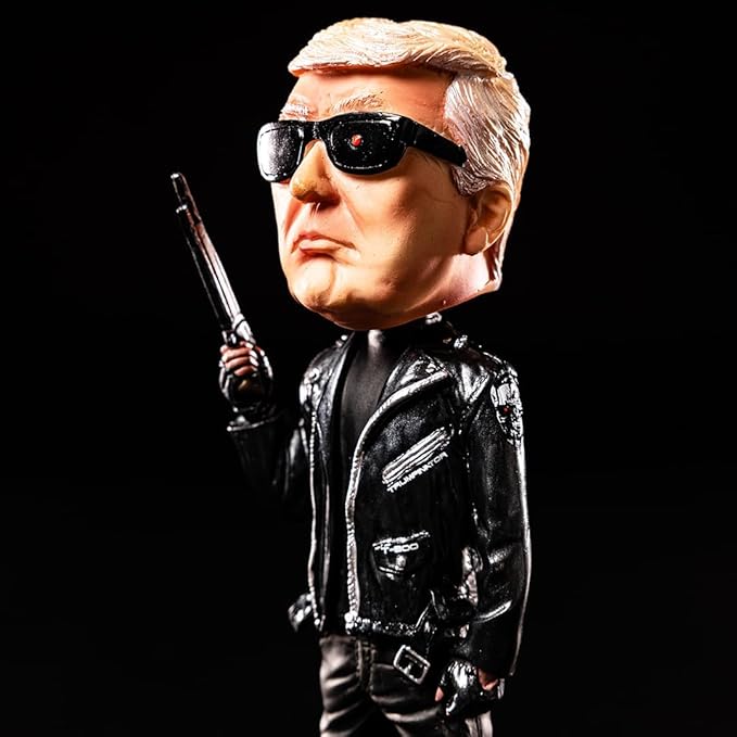 Proud Patriots | The Trumpinator Bobblehead The #1 Patriotic & President Gift 2026 Birthday for Conservatives or Gag Gift for Liberals