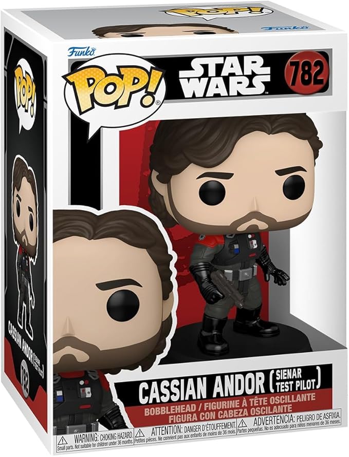 Funko Pop! Star Wars: Andor - Cassian Andor (Sienar Test Pilot) - 1/6 Odds for Rare Chase Variant - Collectable Vinyl Figure - Gift Idea - Official Merchandise - Toys for Kids & Adults