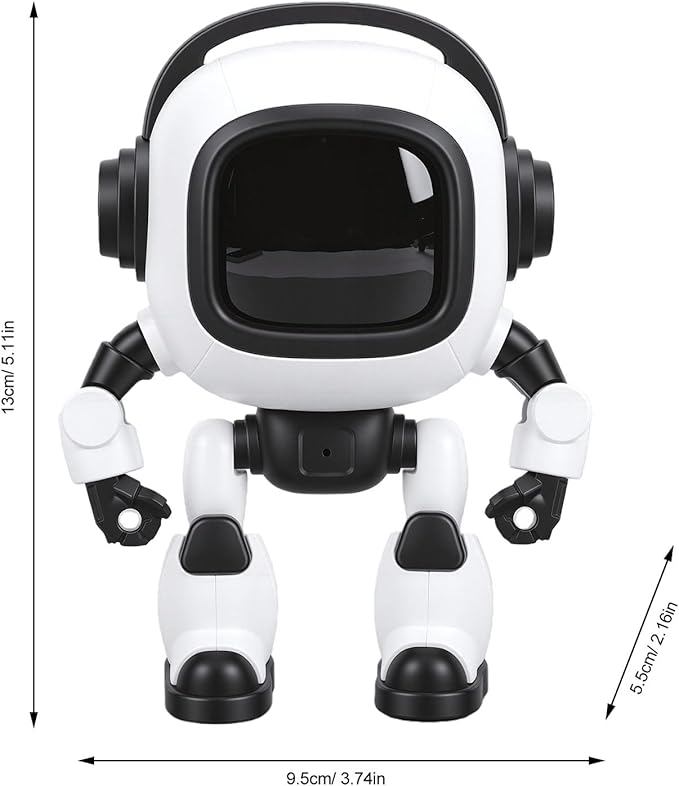 Diyeeni AI Companion Robot, Interactive Talking Robot with Real Time Emotion Responses, Role Switching, English Chinese Bilingual Learning, for Kids Boys Girls Age 6+