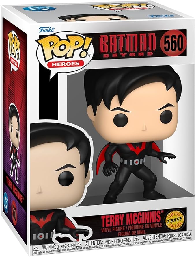 Funko Pop! Heroes: Batman Beyond - Terry McGinnis - 1/6 Odds for Rare Chase Variant - DC Comics - Collectable Vinyl Figure - Gift Idea - Official Merchandise - Toys for Kids & Adults