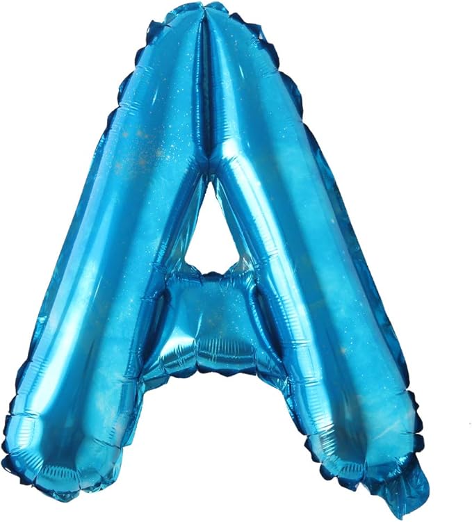 Happy Birthday Balloons, Aluminum Foil Banner Balloons for Birthday Party Decorations and Supplies (Starry Blue)