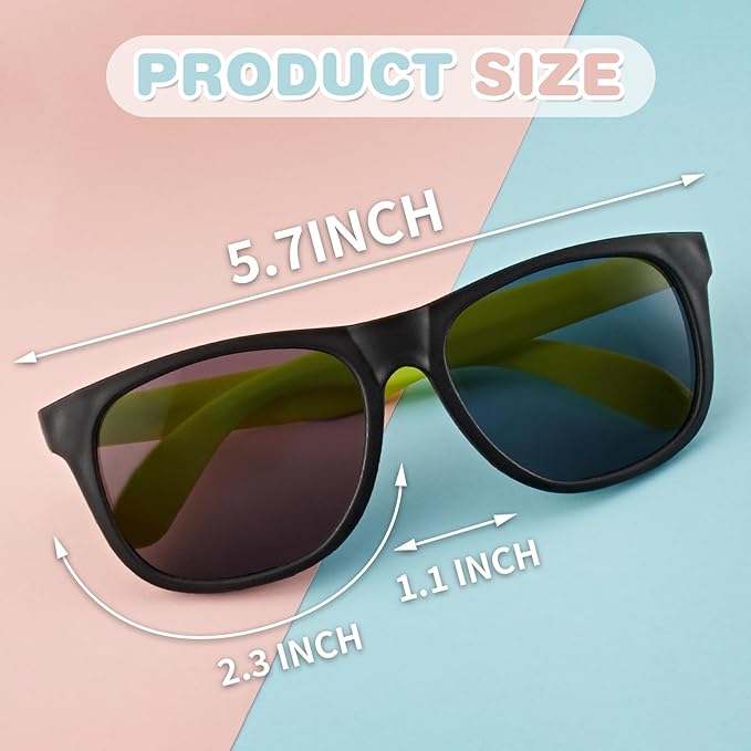 150 Pcs Neon Color Sunglasses Bulk Party Favor, UV400 Sun Glasses Summer Beach Toy, Birthday Decor Supplies Kid Adult, Carnival Easter Goody Bag Stuffer, 80s Accessories, Girl Boy Class Prize Gift Box
