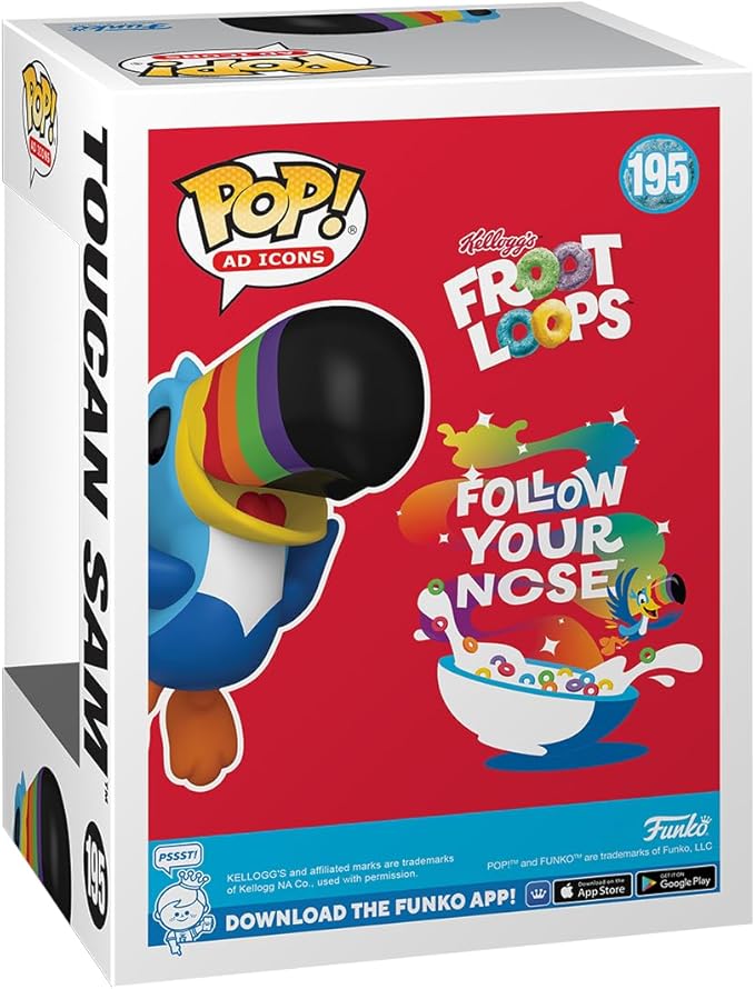 Funko POP! Ad Icons: Kelloggs - Toucan Sam Flying - Collectable Vinyl Figure - Gift Idea - Official Merchandise - for Kids & Adults - Ad Icons Fans - Model Figure for Collectors and Display