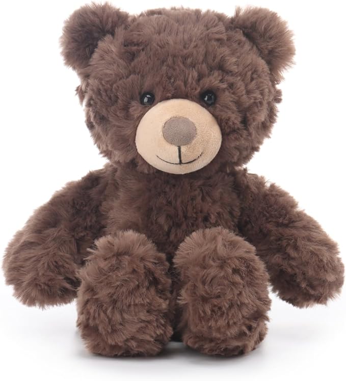 Apricot Lamb Coffee Flower Bear Stuffed Animals for Kids, Soft Cute Plush Toys for Baby Girl and Boy, 8 Inches