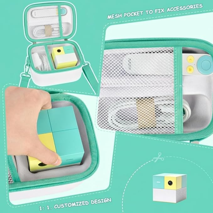 Againmore Case Compatible with Nex Playground Active Play System, Video Game Console Storage Holder Bag with Custom Slots for Device, HDMI Power Cord, Remote Control and Accessories-White(Box Only)