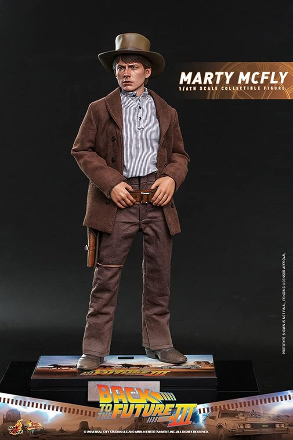 Hot Toys Back to The Future Part III Marty McFly 1/6 Scale 12" Collectible Figure