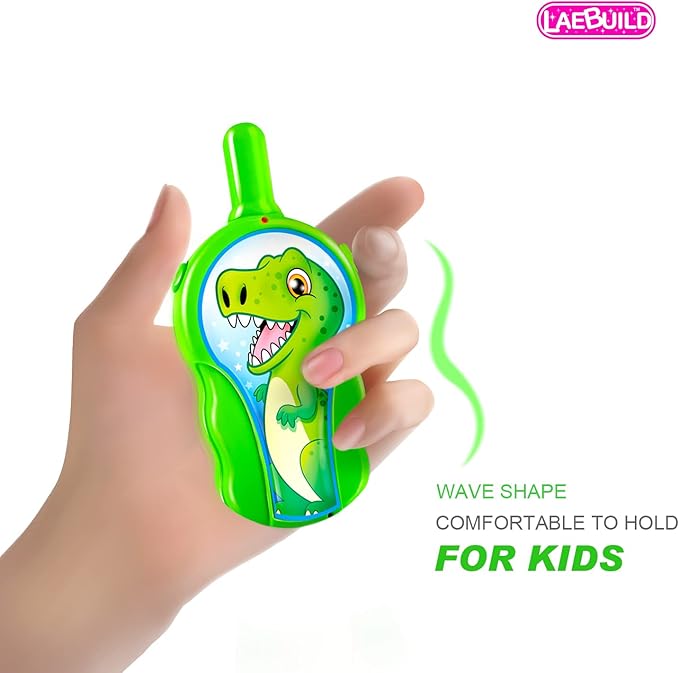 Kids Toys Dinosaur Walkie Talkies 2 Pack for Toddler Boys 2-7, 2 3 4 5 Year Old Boy, Perfect Birthday Party