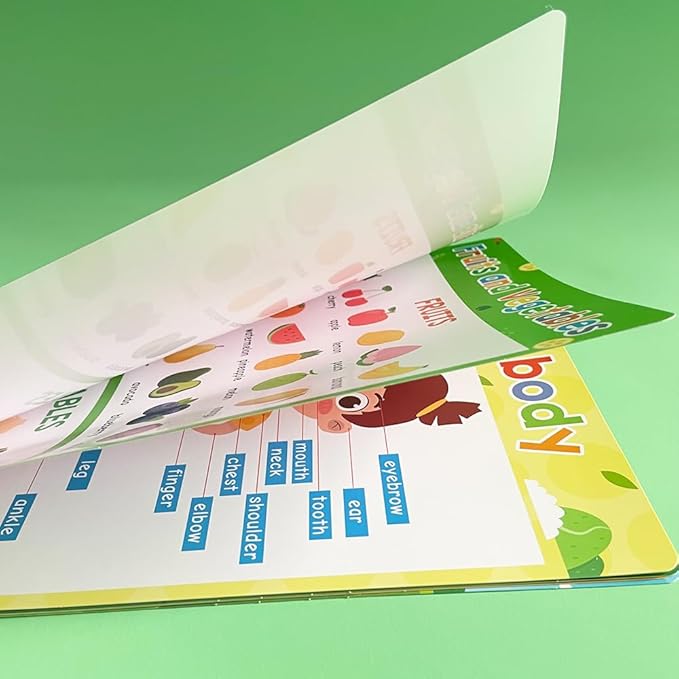 Lachilly Pre-Primer Fun Learning Poster Flash Cards - Perfect for Toddler Education, Pre-K and Kindergarten Learning Activities, Suitable for Autistic Children and Primary School Kids, 10 Sheets