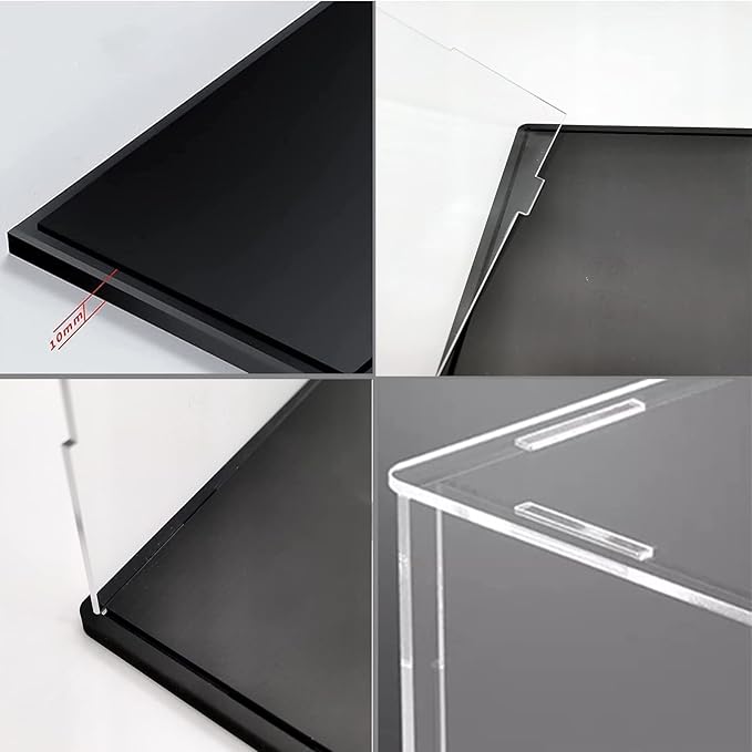 Acrylic Military Challenge Coin Display Case,Self-Assembly Coin Display case Medal Display,Coin holders for collectors,Coin Rack Display Gifts for Casino Poker Chip Collectibles include 12 coin holder