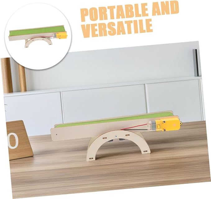 2pcs DIY Electric Conveyor Belt Kit Interactive Preschool Learning for Early Stem Education Fun Assembly Model for Science Engineering Projects