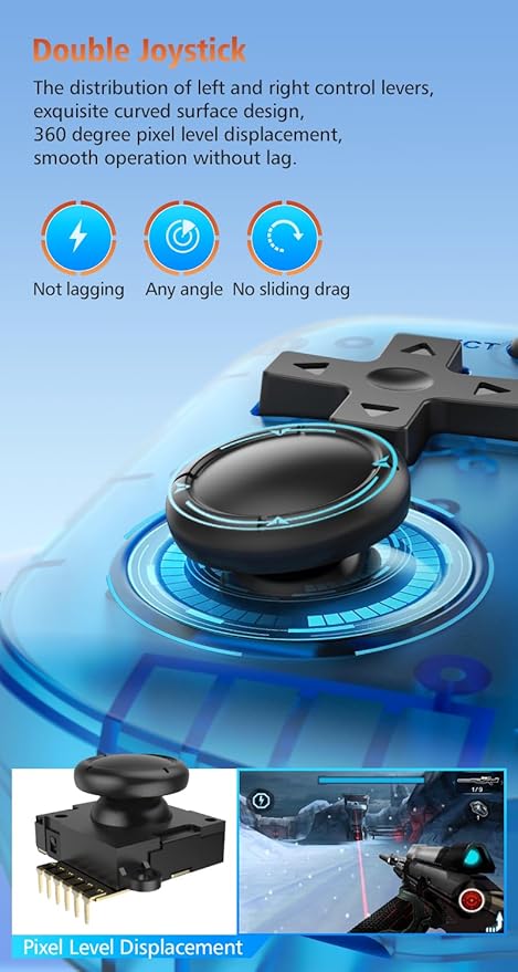 R46H Retro Handheld Game Console - Over 15000 Classic Games, 4.2- Inch IPS Screen, Over 10+Emulators, Rechargeable Portable Pocket Game Console，ChristmasGift (64G Red)