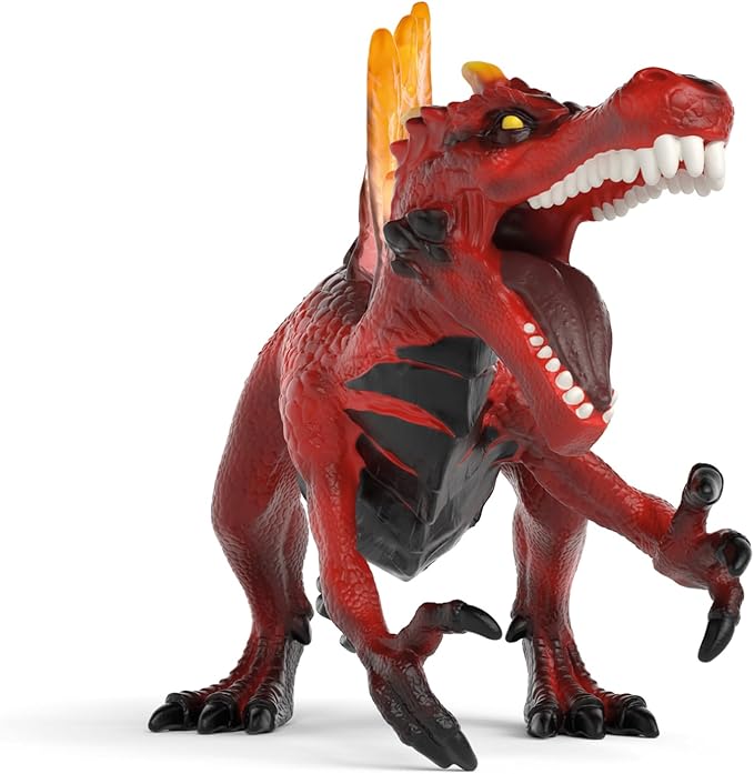 Schleich Eldrador Creatures - 2PC Lava vs Jungle World Playset with Fire Dinosaur and Jungle Lizard - Fun Durable Monster Toys for Boys and Girls - Beast Fantasy Toys for Kids Ages 7+ | 70834