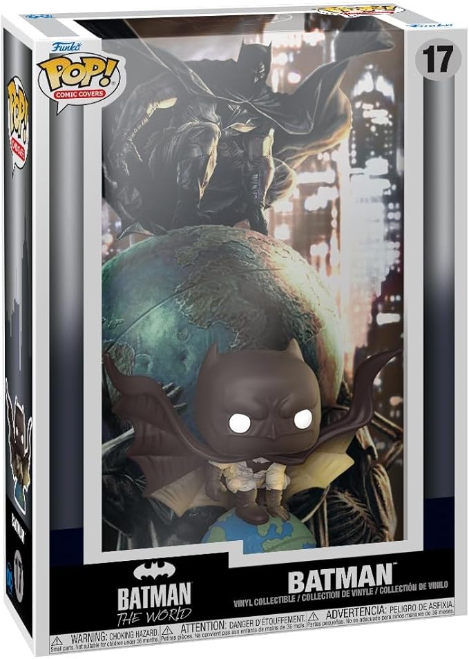 Funko POP! Comic Cover: DC – Batman The World - DC Comics - Collectable Vinyl Figure - Gift Idea - Official Merchandise - for Kids & Adults - Movies Fans - Model Figure for Collectors and Display