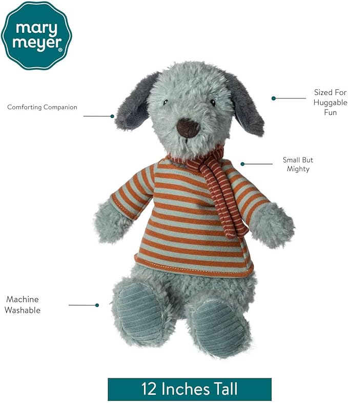 Mary Meyer Stuffed Animal Plush Soft Toy, 12-Inches, Chester Tails Dog