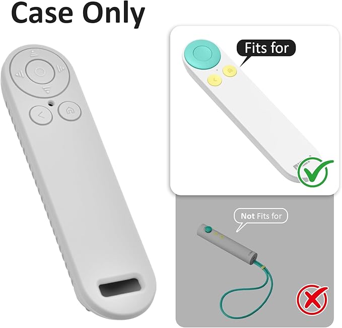 Silicon Cover for Nex Playground Game System Remote, Anti-Slip Shockproof Sleeve with 4 Pillars for Secure Placement, Dust & Water Resistant Protective Case with Lanyard-Grey