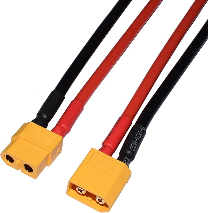 10 Pairs XT60 Connectors XT60 Male and Female Bullet Connectors Power Plugs, Suitable for RC Lipo Battery Remote Control Cars XT60 Connectors