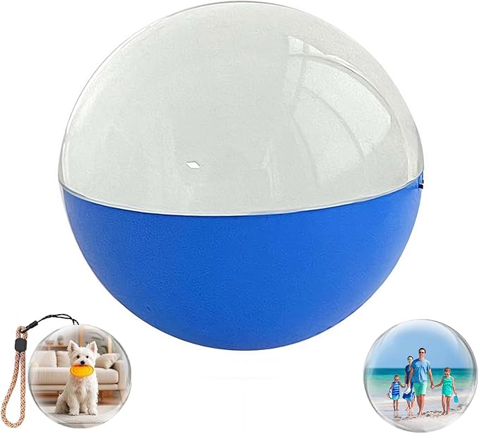 2.76" Crystal Ball Video Player, 3D Memory Orb Ball Digital Display Memory Sphere Lamp with Sound, Uploadable Videos & Photos, Personalized Gift for Birthday Anniversary Xmas