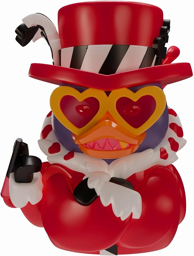 TUBBZ Collectors Edition: Hazbin Hotel - Valentino Cosplaying Rubber Duck Vinyl Figure – Official Collectible for Fans of Hellaverse