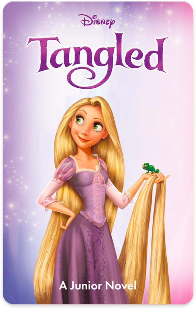 YOTO Disney Junior Novels: Tangled – Kids Audio Card for Use with Player & Mini All-in-1 Audio Device, Educational Screen-Free Listening with Fun Stories for Playtime, Bedtime & Travel, Ages 6+