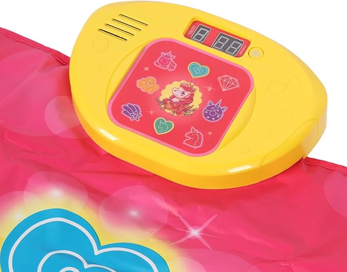 Electronic Dance Mat, Multifunctional Touch Sensitive Dance Pad with Music for Kids Physical Exercise and Entertainment, Made of Premium PE PP ABS Material, Lightweight