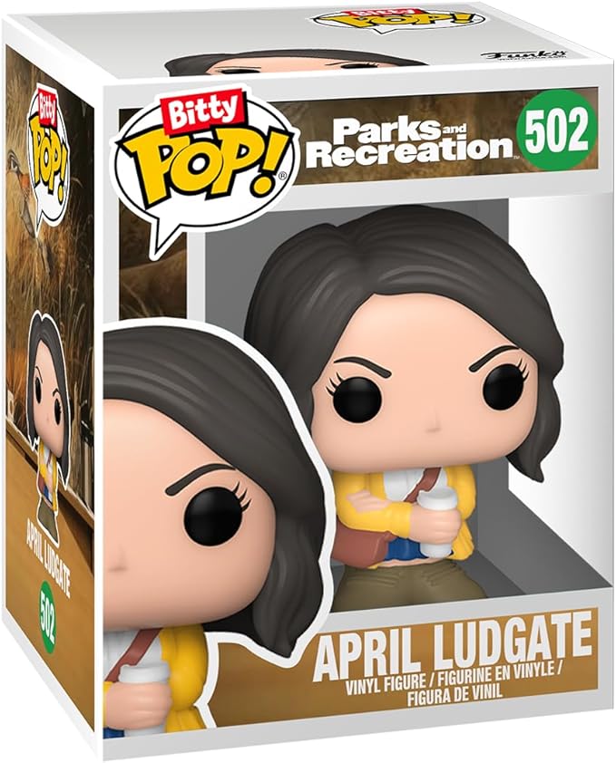 Funko Bitty POP! Parks & Recreation - 4 Pack - Bitty POP! Andy As Princess Rainbow Sparkle, Bitty POP! Duke Silver, Bitty POP! April Ludgate, and a Mystery Bitty POP! Figure - 0.9 Inch (2.2 Cm)