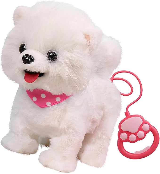 AI Puppy Robotic Dog for Kids, Interactive Robotic Puppy That Walks, Barks & Licks - Smart Companion Toy, Lifelike Pet with Voice Learning
