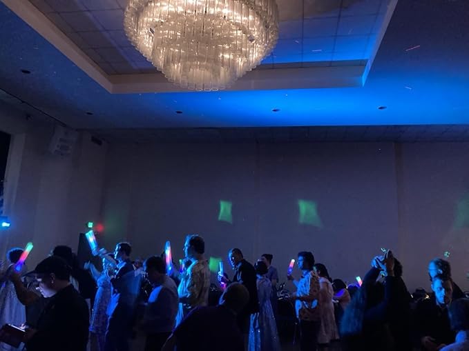 AWANG 32 Pcs Glow Sticks With 3 Modes Colorful Flashing Glow In The Dark Party Supplies Multicolor Bulk LED Foam Glow Sticks For Wedding Raves Sporting Events Glow Party Birthday Camping Concert