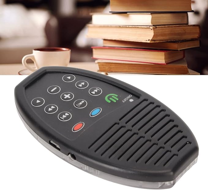 Solar Powered Electronic Bible Player with Rechargeable Battery, LED Light, 4G Capacity, HiFi Sound Player for Seniors, Kids and The Blind (English KJV, Arabic)