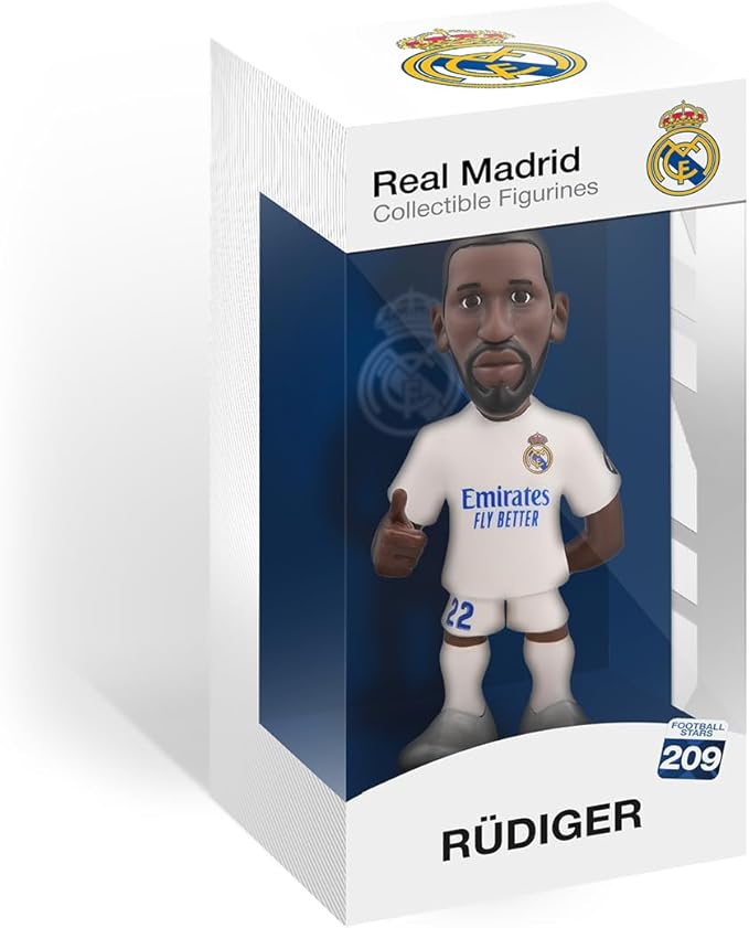 MINIX COLLECTIBLE FIGURINES - Sports Collectable 12 cm Figurine, Antonio Rüdiger-Real Madrid