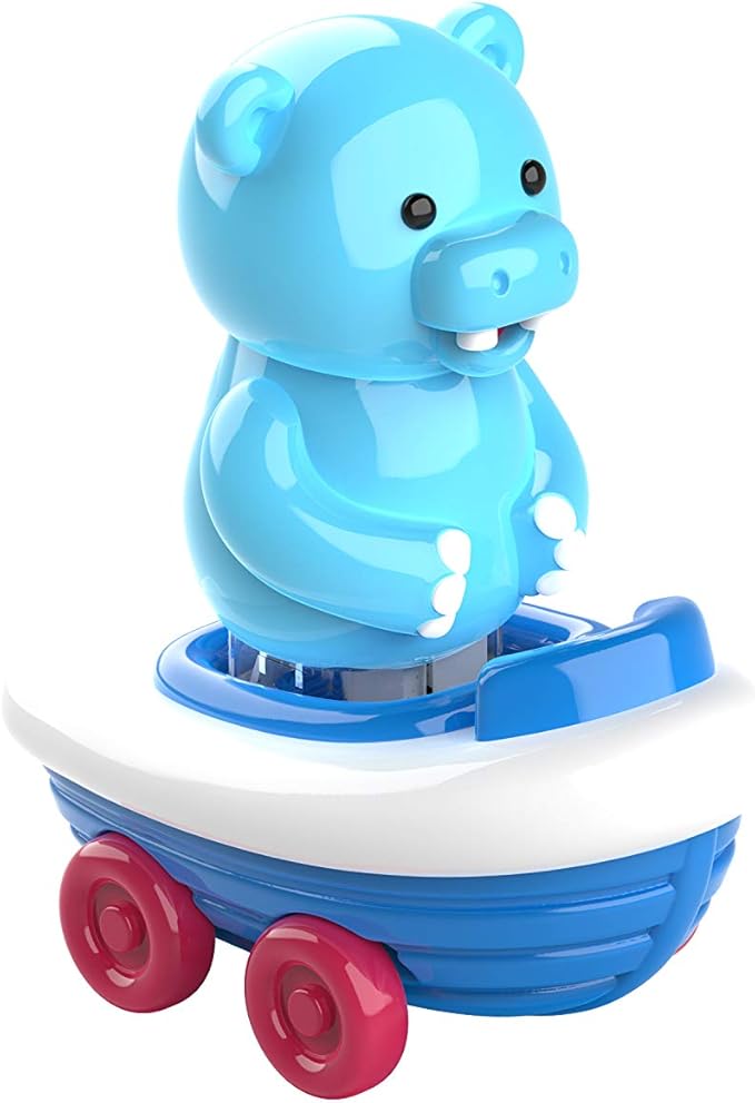 Educational Insights Zoomigos Hippo with Rowboat Zoomer - Toddler Toy