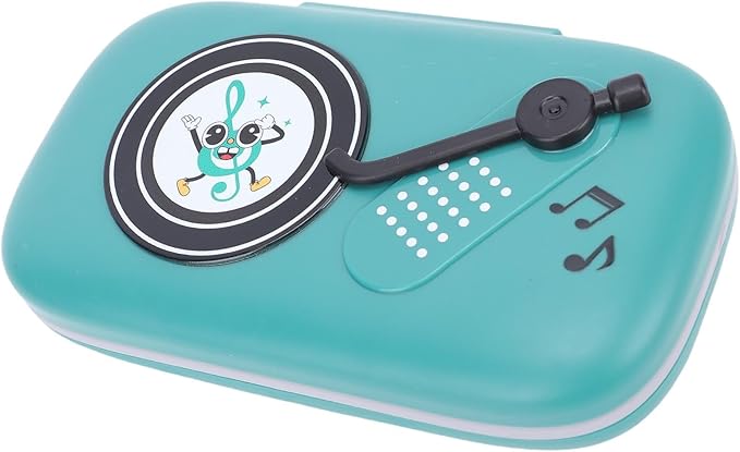 Focket Music Rhythm Game Machine, 6 Levels Electronic Reaction Button Game Machine with Music and Light for Kids 3 to 16 Years (Green)