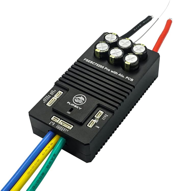 FLIPSKY 75200 Pro 84V High Current with Aluminum PCB Based on VESC for Fighting Robot Surfboard AGV Robot