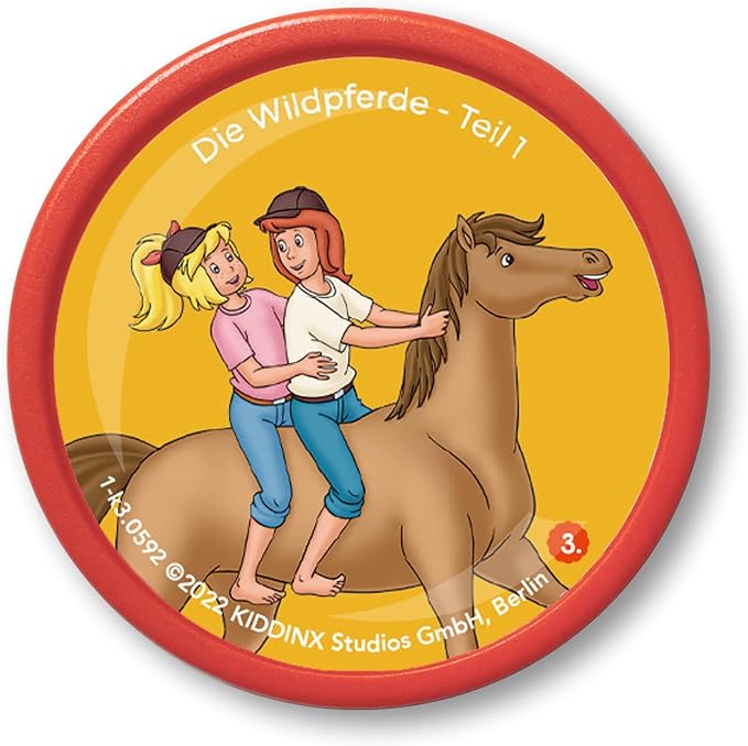 Audiochip for Biscuit Headphones, Bibi and Tina - Kekz 3: The Wild Horses - The Gift for Easter for Boys and Girls - Audio Play for Children from 5 Years, Playing Time Approx. 44 Minutes